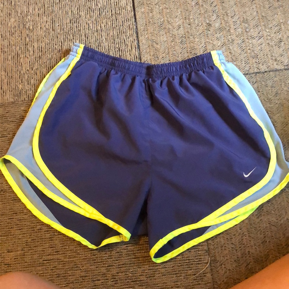 Blue Nike shorts